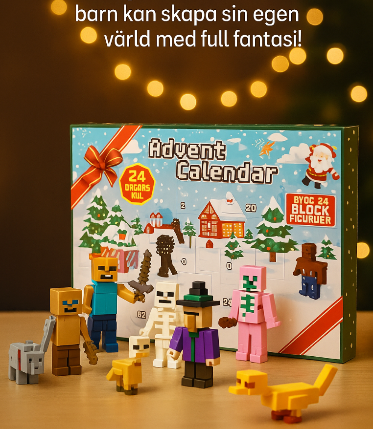 2025 Julkalender Minecraft bästa nedräkning till jul 🎄