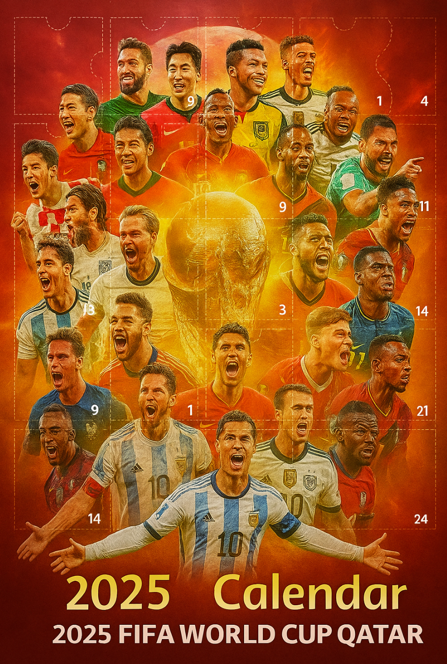 2025 Julkalender Fotbollens bästa nedräkning till jul! 🎄